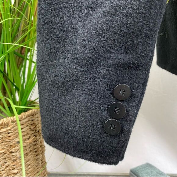 Talbots Black Wool Double Button Blazer Jacket 14 NEW - Picture 5 of 7